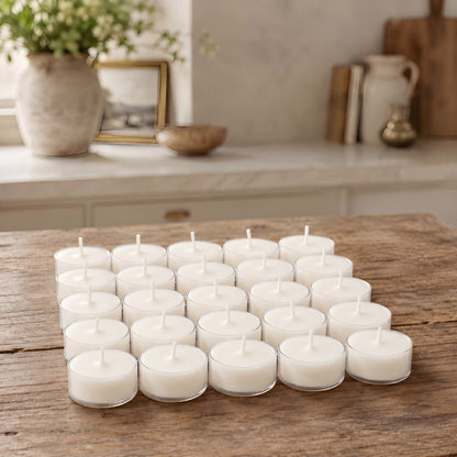 White Tealight Beeswax Candles
