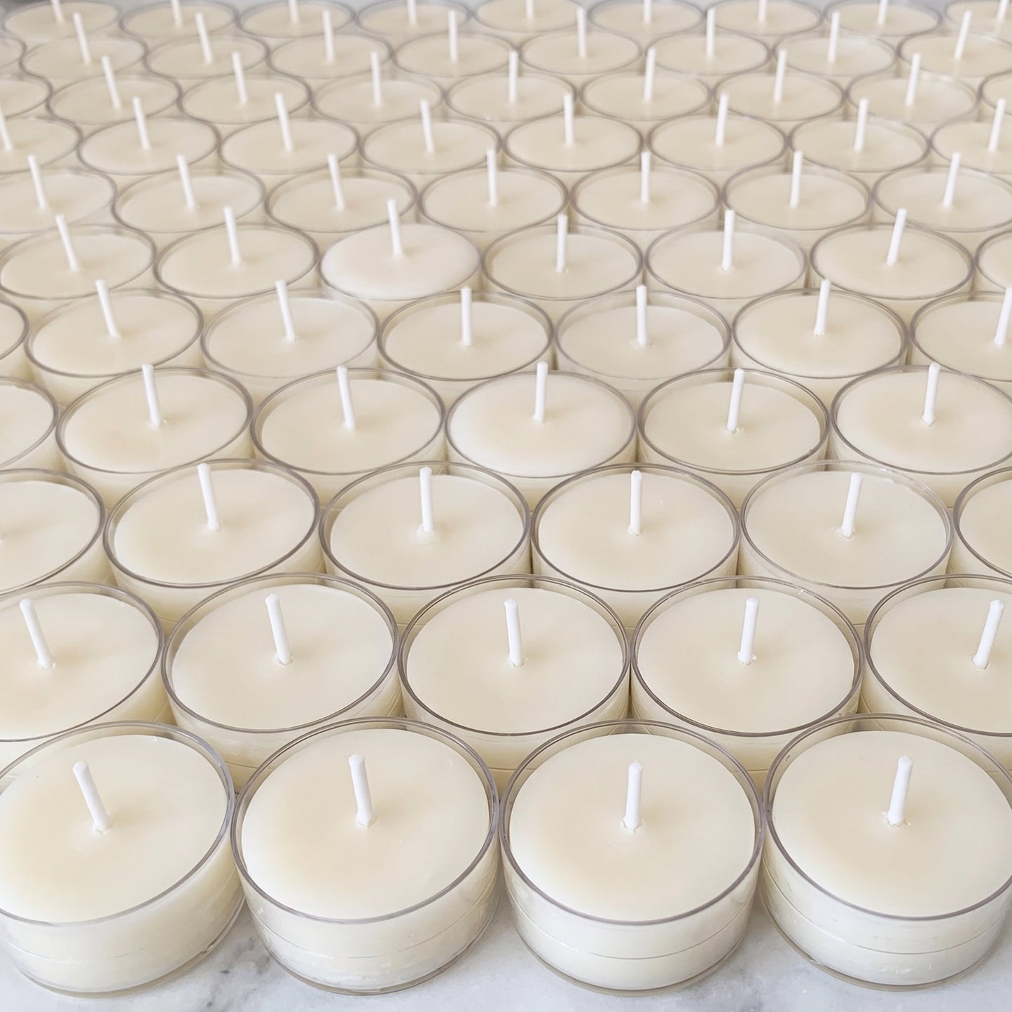 White Tealight Beeswax Candles