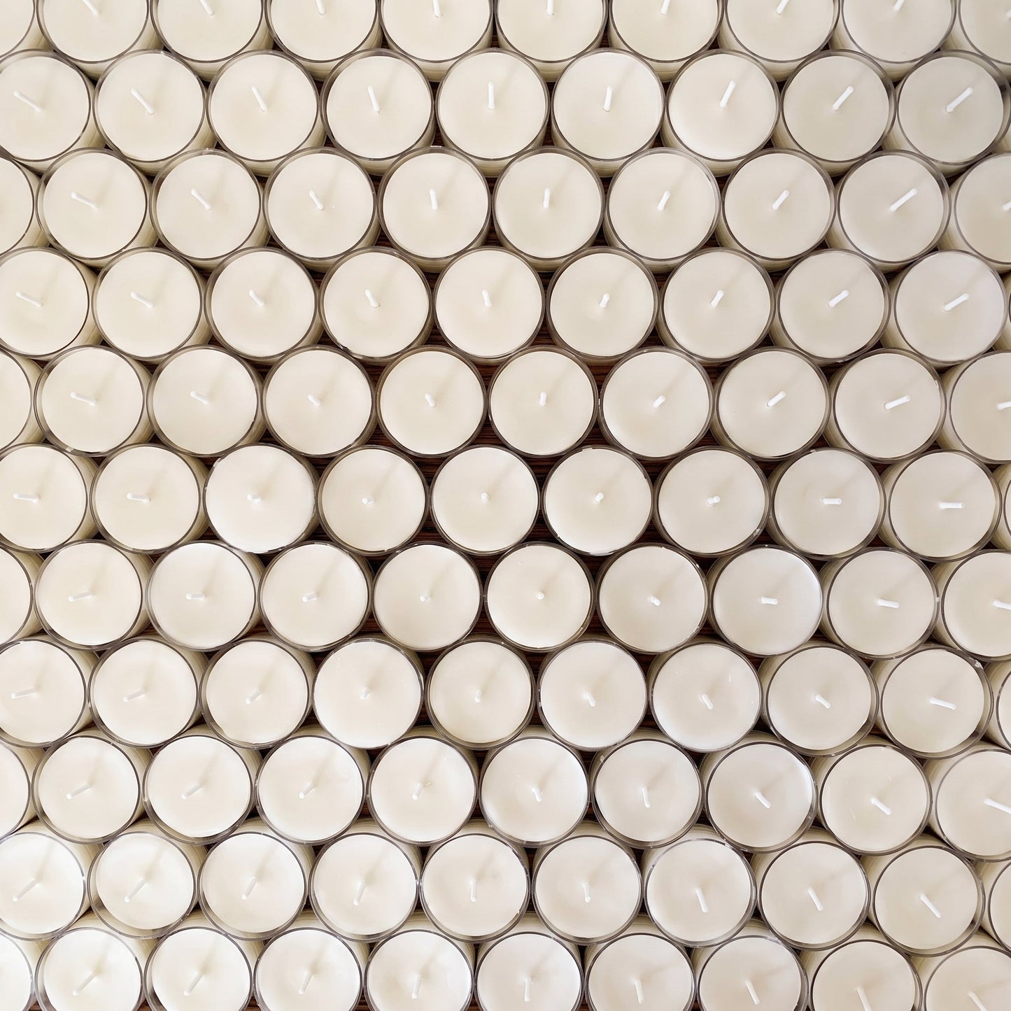 White Tealight Beeswax Candles