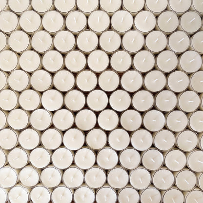 White Tealight Beeswax Candles