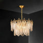 Golden Foliage Crystal Chandelier