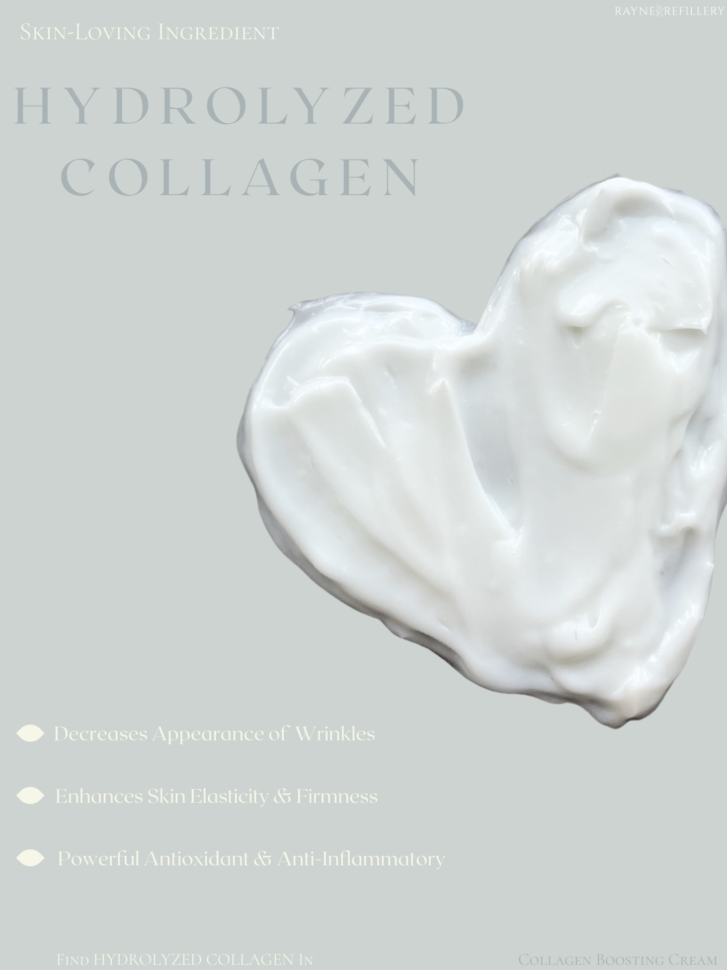 Collagen Boosting Face Cream | Hydrolyzed Collagen, Argan Oil & Mango Butter