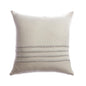 Merino Wool Striped Throw Pillow