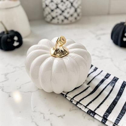 White Luxe Pumpkin
