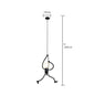 Industrial Metal Pendant Light, Creative Cartoon Ceiling Light Fixture, Indoor Hanging Lamp, Modern Minimalist Lamps for Bedrooms Loft Study Restaurant Entryway Foyer, E27 Great decoration for Bedroom and Kids Room