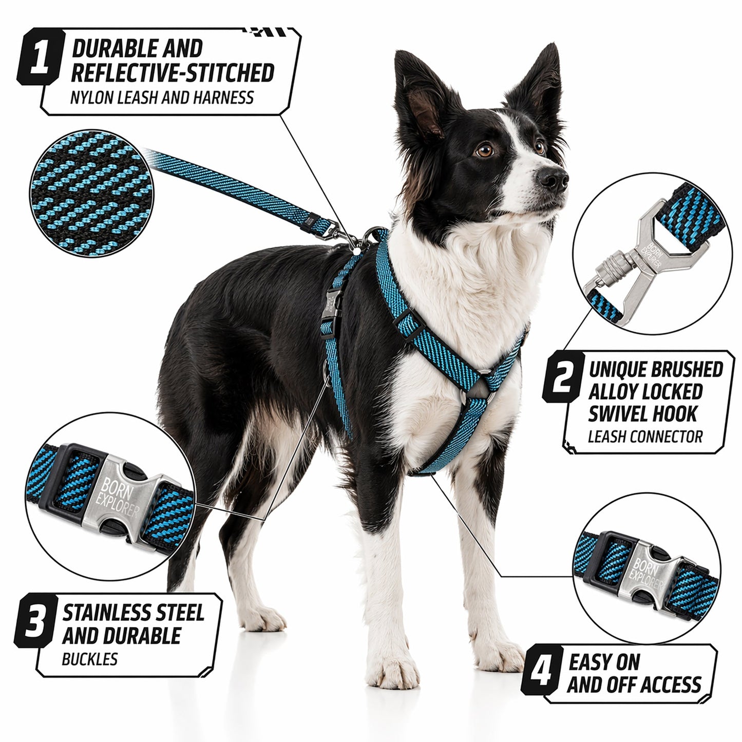 Pet Life ® 'Escapade' Outdoor Series 2-in-1 Convertible Dog Leash and Harness