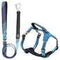 Pet Life ® 'Geo-prene' 2-in-1 Shock Absorbing Neoprene Padded Reflective Dog Leash and Harness