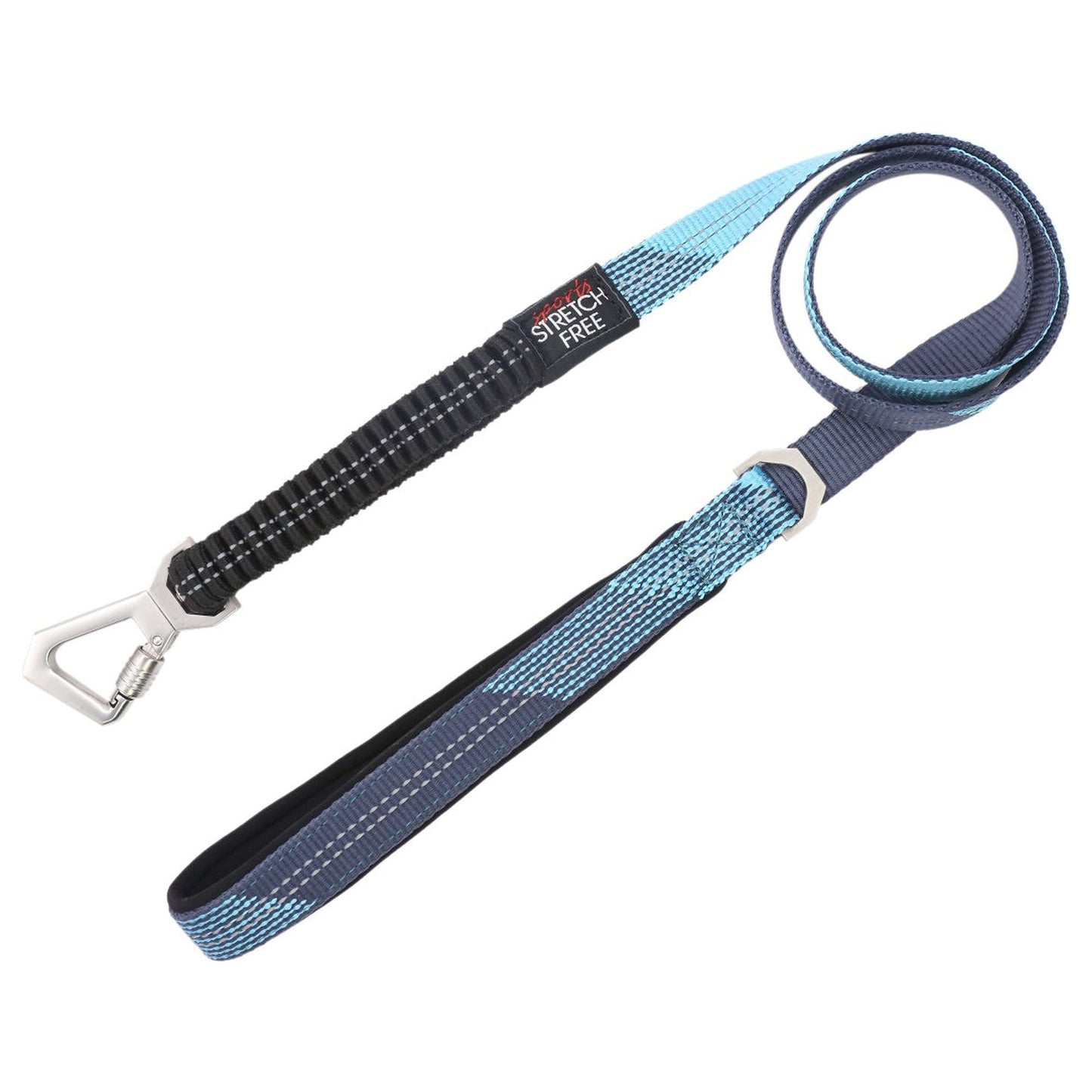 Pet Life ® 'Geo-prene' 2-in-1 Shock Absorbing Neoprene Padded Reflective Dog Leash and Harness