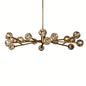 Hand-Cut Crystal Orb Branching Chandelier