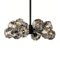 Hand-Cut Crystal Orb Branching Chandelier