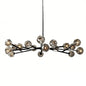 Hand-Cut Crystal Orb Branching Chandelier