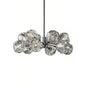 Hand-Cut Crystal Orb Branching Chandelier