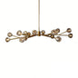 Hand-Cut Crystal Orb Branching Chandelier