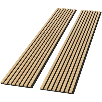 Hausvita Acoustic Solid Wood Slat Wall Panels ( 2 Panels Per Box )