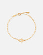 Heart Paperclip Chain Bracelet