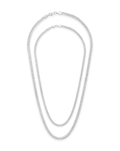 Sterling Silver Herringbone Chain