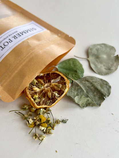 REFRESH - Eucalyptus, Lemon & Chamomile Simmer Pot Kit