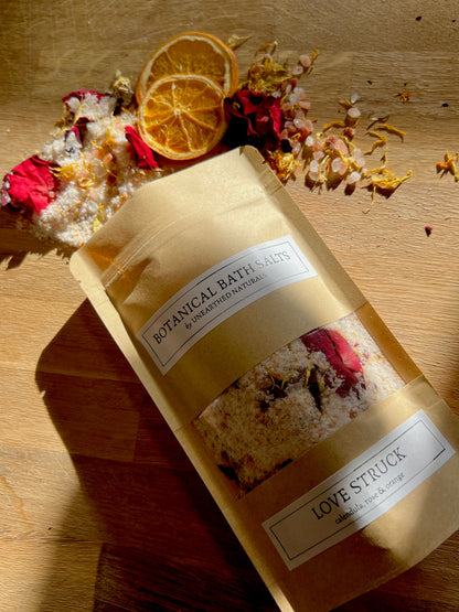 LOVE STRUCK - Calendula, Rose & Orange Botanical Bath Salts