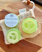 Loofah Soap Bar – Cucumber & Green Tea | Exfoliating Vegan Soap