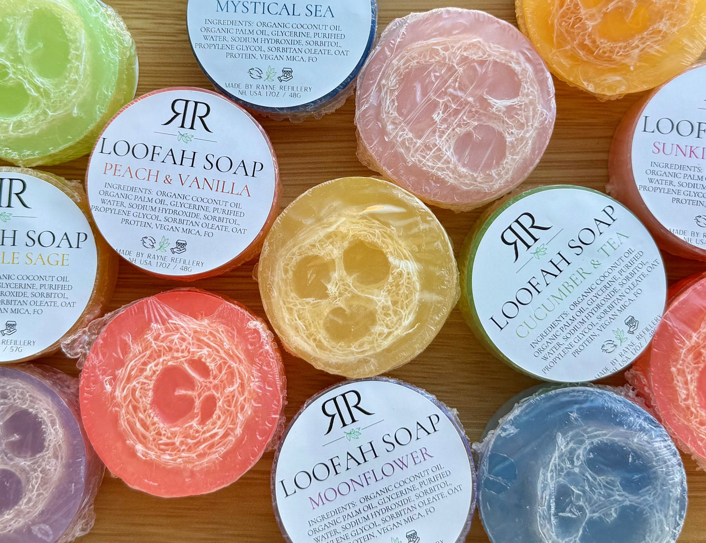 Mini Loofah Soap Bundle – Exfoliating Soap Gift Set | 6 Scents