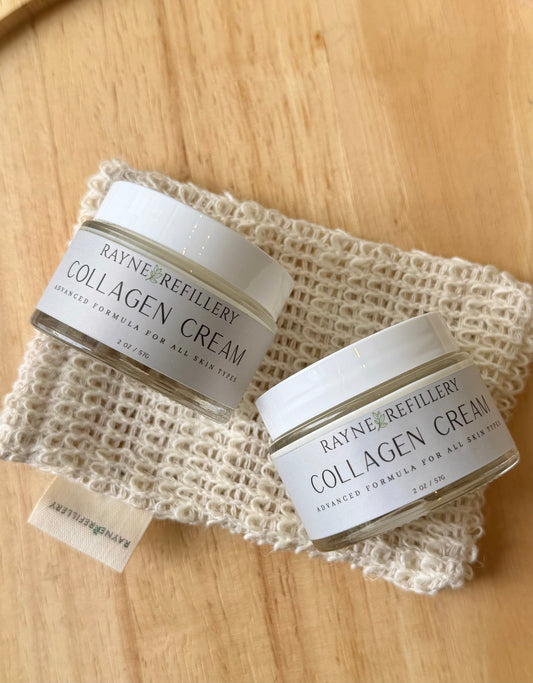 Collagen Boosting Face Cream | Hydrolyzed Collagen, Argan Oil & Mango Butter