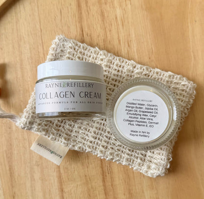 Collagen Boosting Face Cream | Hydrolyzed Collagen, Argan Oil & Mango Butter