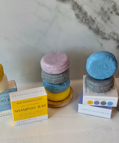 Solid Shampoo Bar – Zero Waste Natural Hair Care | 4 Scents