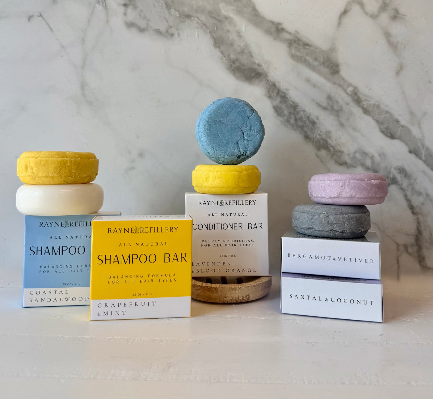 Solid Shampoo Bar – Zero Waste Natural Hair Care | 4 Scents