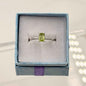 Dainty Peridot Ring