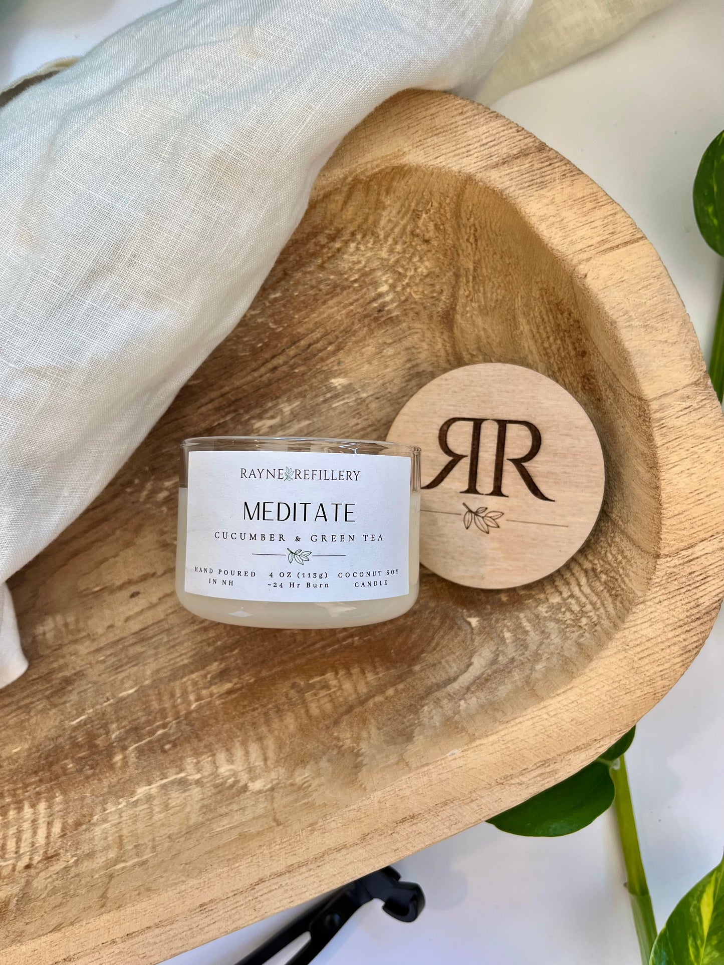 Meditate – Luxury Clean Burning Coconut Soy Candle