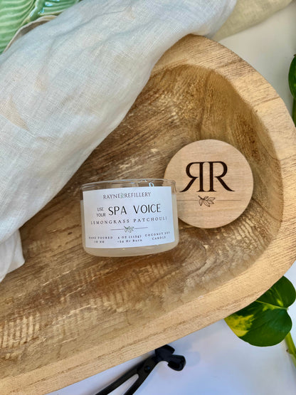 Use Your Spa Voice – Natural Eco-Friendly Coconut Soy Candle