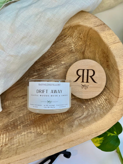Drift Away – Clean Burning Natural Coconut Soy Candle