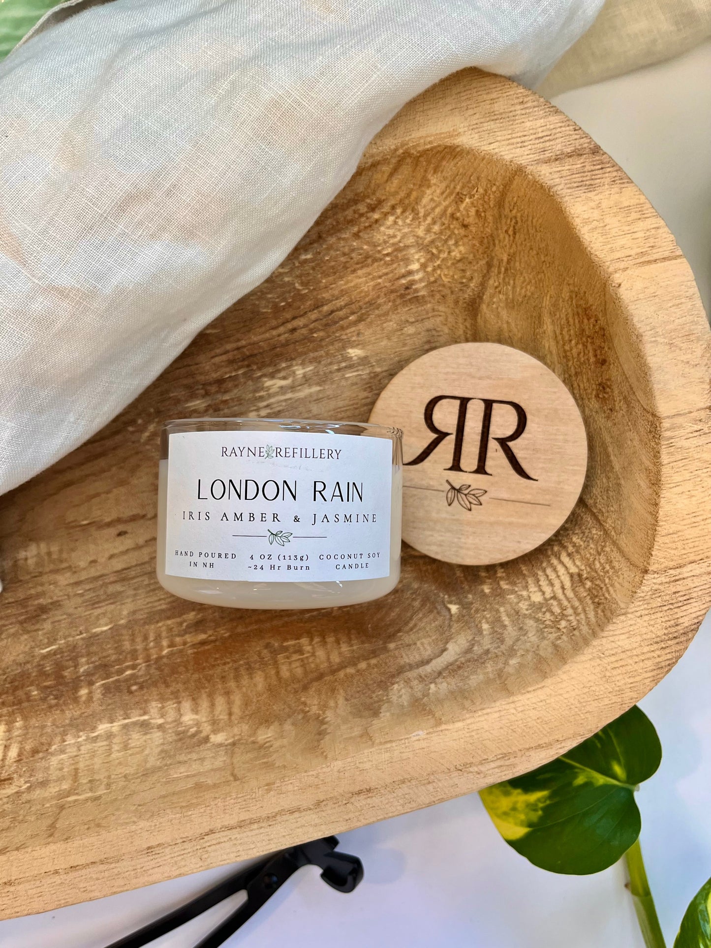 London Rain – Natural Clean Burning Coconut Soy Candle