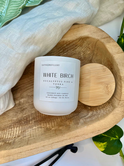 White Birch – Eco-Friendly Vegan Coconut Soy Candle | New Hampshire