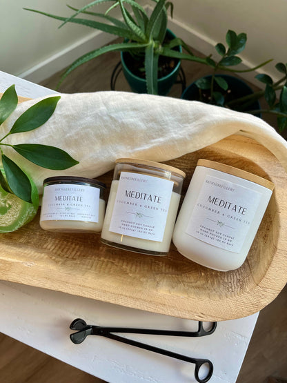 Meditate – Luxury Clean Burning Coconut Soy Candle