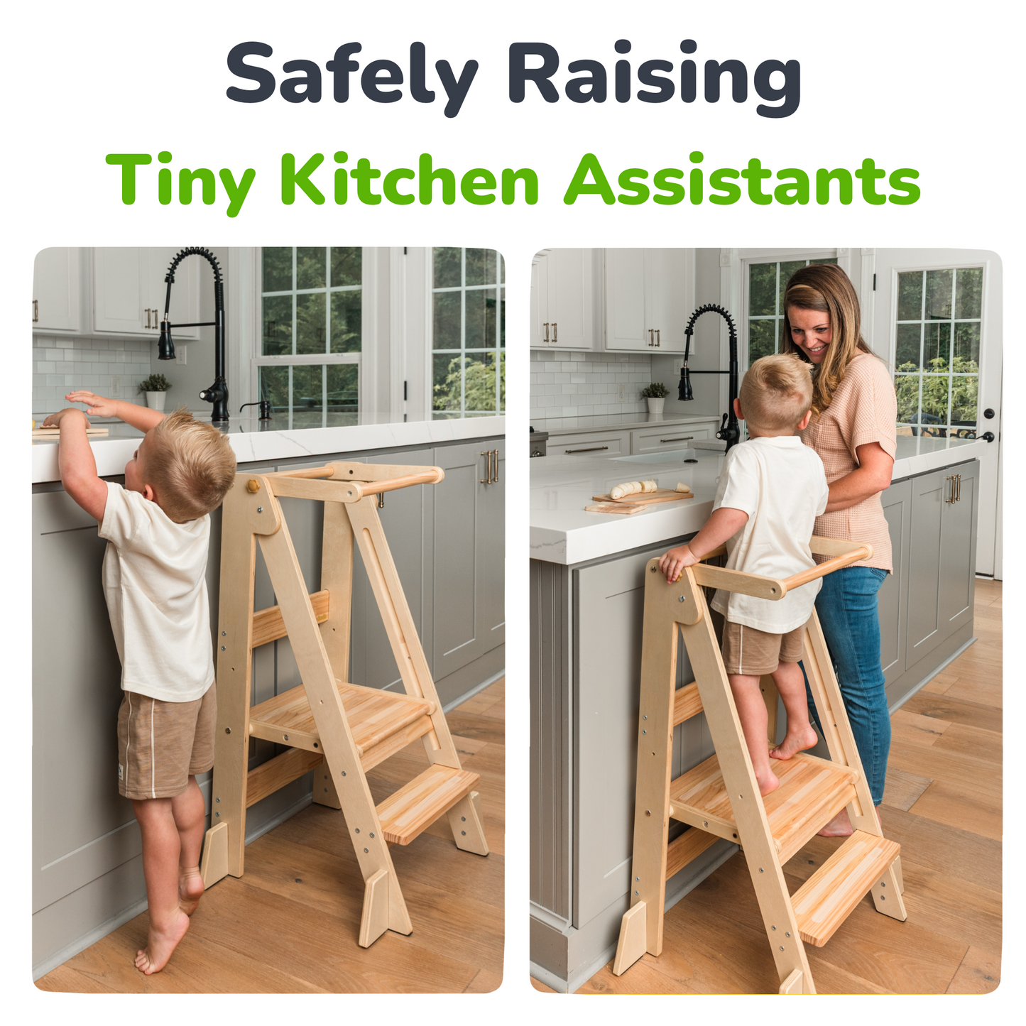 Adjustable Foldable Kitchen Tower