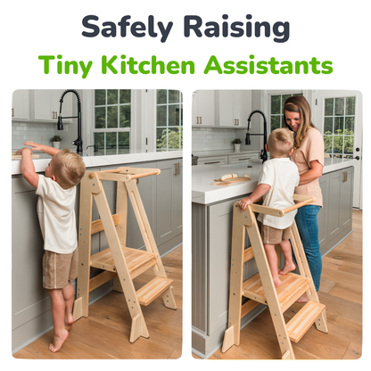 Adjustable Foldable Kitchen Tower