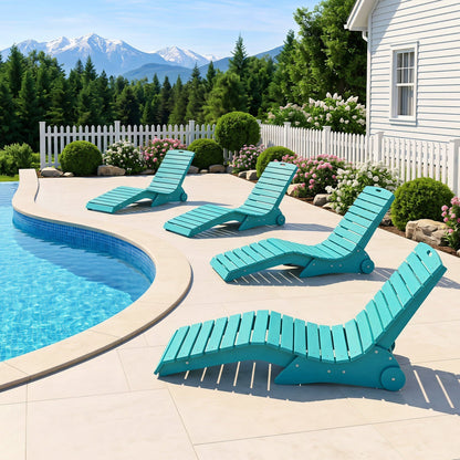 In-Pool Lounge Chair with Weighted Anti-Floating Design 450 LBS for Baja Shelf