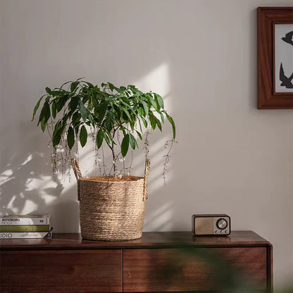 French Country Woven Planter Basket