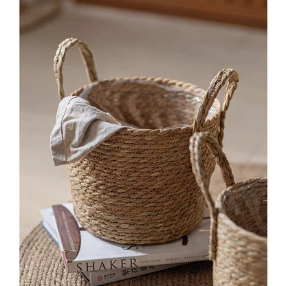 French Country Woven Planter Basket
