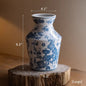 Indigo Porcelain Vase