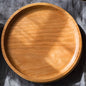 Natural Wood Plate Serving Tray