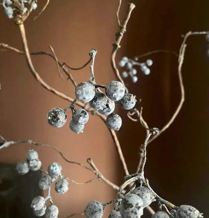 Zen Style Blue Berry Stem 37.5" Tall