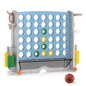 Jumbo 4-to-Score Game with Ring-toss and Basketball Hoop
