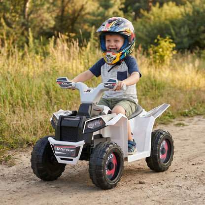 6V Kids Electric ATV Quad Car with Detachable Trailer