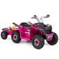 6V Kids Electric ATV Quad Car with Detachable Trailer