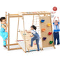 Kids Indoor Playground 6-in-1 Jungle Gym for 3-14 Years Olds
