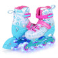 Kids Inline Skates with Light Up Wheels for Beginners Ages 9-14