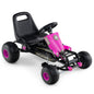 Kids Pedal Go Kart with Steering Wheel and Gear Shifter and Handbrake