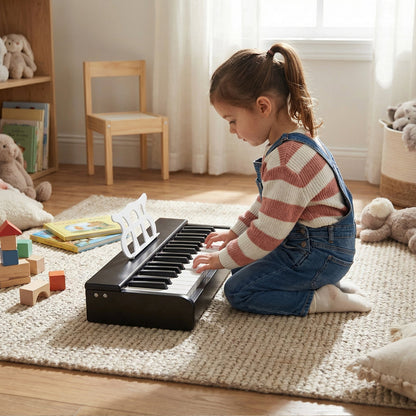 Kids Piano Keyboard 30 Keys Digital Piano with Music Stand for 3+ Years Old Beginners